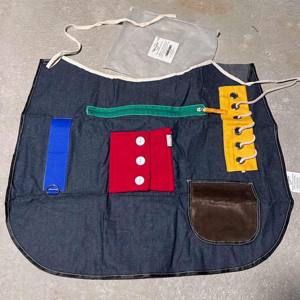 NWT Ecovona Special Needs Sensory Activity Apron for Adults
